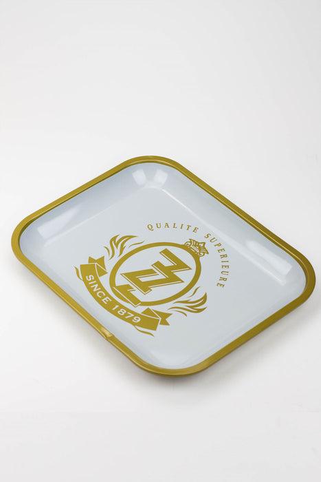 Zig-Zag Metal Rolling Tray - Large-Classic Medallion - One Wholesale