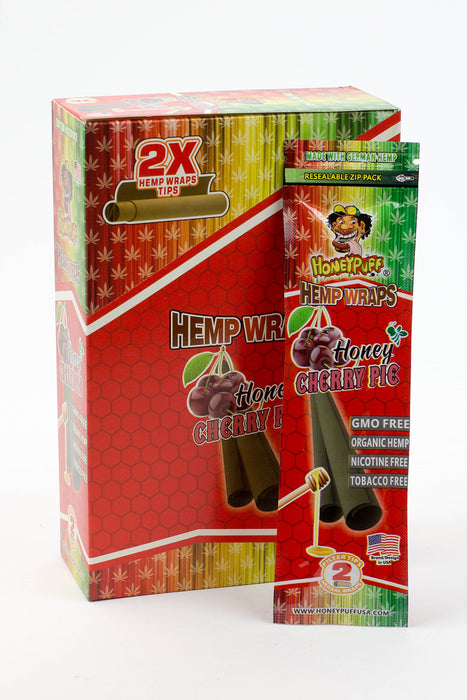 HONEYPUFF Fruit Flavored Hemp Wraps-Cherry Pie - One Wholesale
