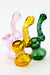 5.5" Single chamber middle stripe bubbler-Assorted- - One Wholesale