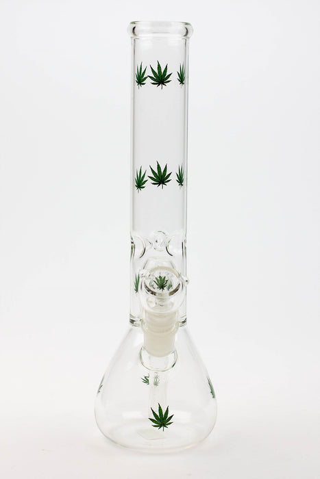 11.5" single dome percolator glass water bong- - One Wholesale