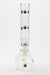 11.5" single dome percolator glass water bong- - One Wholesale