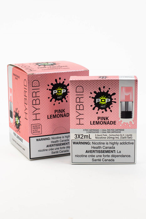 HYBRID Pop Hit STLTH Compatible Pods Box of 5 packs (20 mg/mL)-Pink Lemonade - One Wholesale