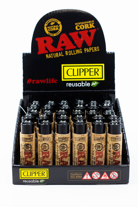 CLIPPER RAW POP COVER CORK BOX OF 30 Lighter ONE