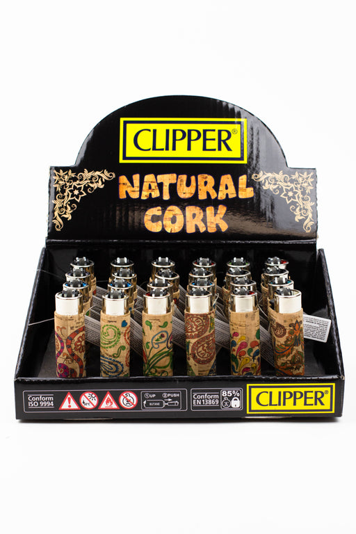 CLIPPER POP CORK LIGHTERS COLLECTION BOX OF 24- - One Wholesale