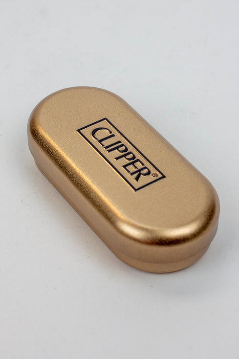 CLIPPER ROSE GOLD AND SILVER CMP11 METAL LIGHTERS COLLECTION BOX OF 12 Lighter ONE