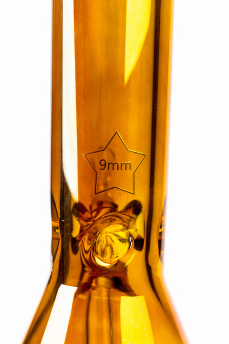 17.5" SPARK / 9 mm / Electroplated glass beaker bong Glass Bong ONE