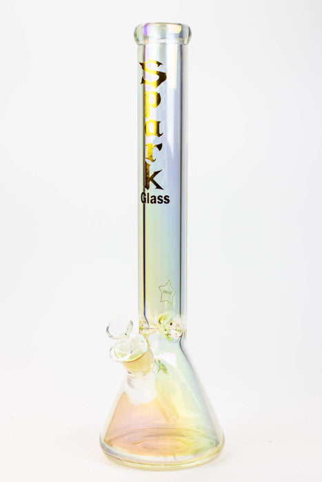 17.5" SPARK / 9 mm / Electroplated glass beaker bong Glass Bong ONE Dream
