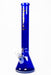 17.5" SPARK / 9 mm / Electroplated glass beaker bong Glass Bong ONE Blue