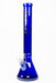 17.5" SPARK / 9 mm / Electroplated glass beaker bong-Blue - One Wholesale