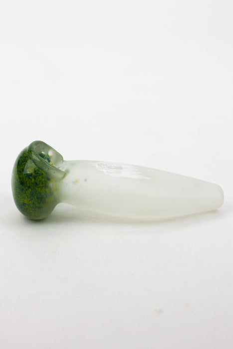 4.5" Frost soft glass hand pipe - 8698- - One Wholesale