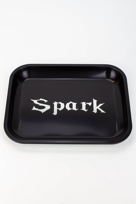 SPARK - Rolling Tray [LARGE] ROLLING ACCESSORIES ONE Black