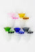 Color Glass bowl with round handle Bongs Accessories ONE