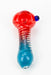 3.5" soft glass hand pipe - 8752- - One Wholesale