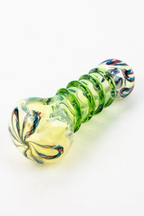 3.5" soft glass hand pipe - 8753 Glass Pipe ONE