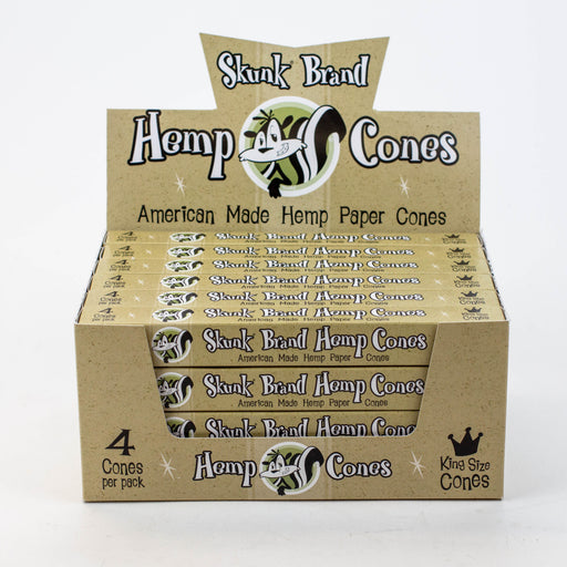 Skunk Brand King size hemp cone Box of 24- - One Wholesale