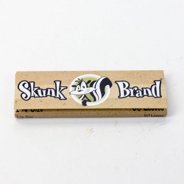 Skunk Brand Hemp Rolling Papers 1 1/4 Box of 25- - One Wholesale