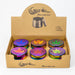 GENIE 4 parts 63 mm Leaf rainbow metal grinder Box of 6 Display Pack ONE