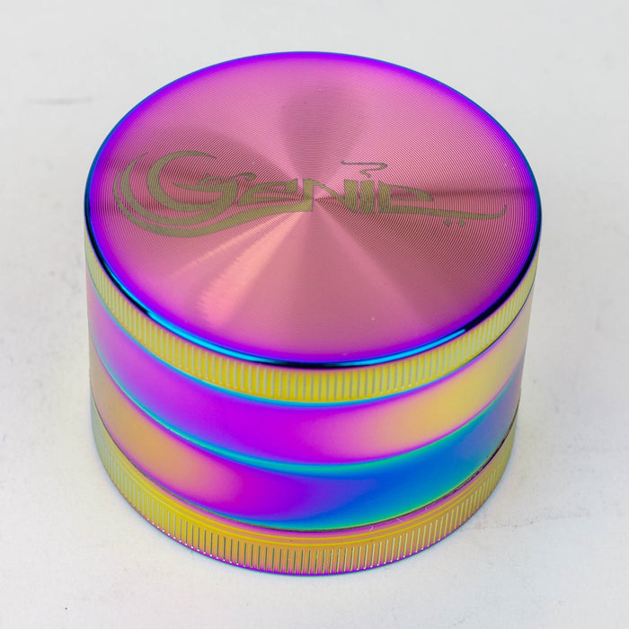 GENIE 4 parts 63 mm Leaf rainbow metal grinder Box of 6 Display Pack ONE