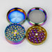 GENIE 4 parts 63 mm Leaf rainbow metal grinder Box of 6 Display Pack ONE