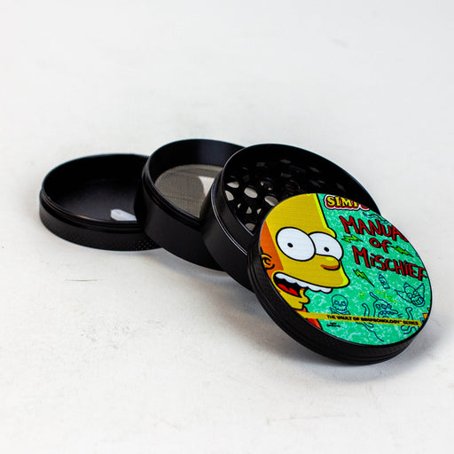 4 parts 63 mm Cartoon Metal grinder Box of 6 Display Pack ONE