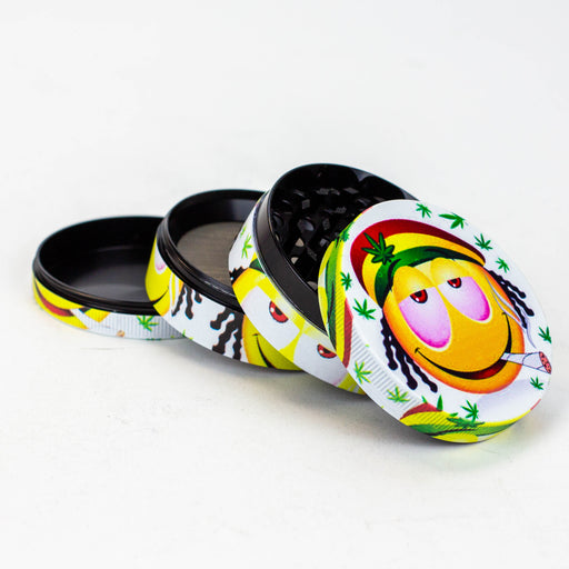 GENIE 4 parts 63 mm Emoji Metal grinder Box of 6 Display Pack ONE