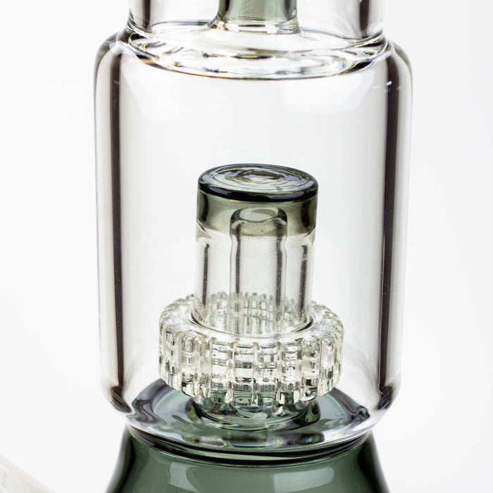 15" Infyniti showerhead percolator with splash guard glass bong Glass Bong ONE