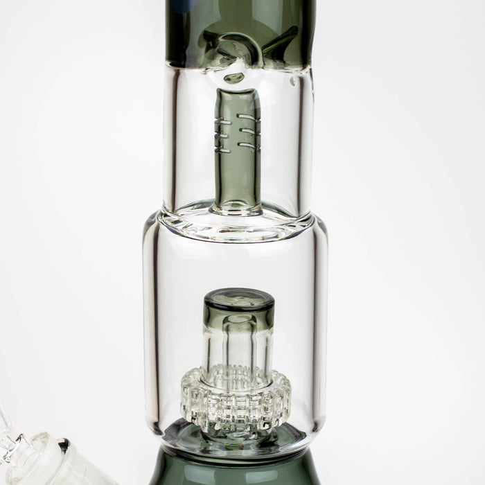 15" Infyniti showerhead percolator with splash guard glass bong Glass Bong ONE