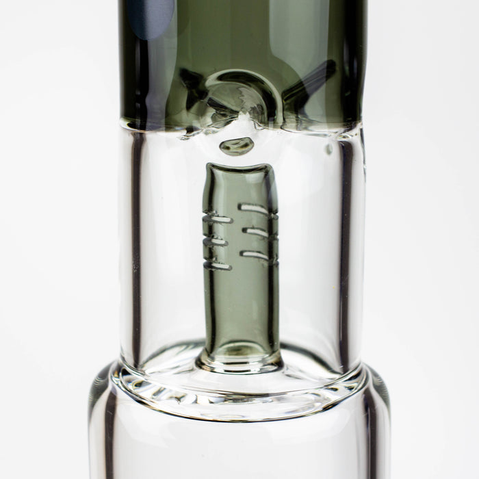 15" Infyniti showerhead percolator with splash guard glass bong- - One Wholesale