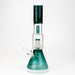 15" Infyniti showerhead percolator with splash guard glass bong Glass Bong ONE Teal