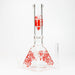 13" Infyniti 7 mm pyramid beaker bong Glass Bong ONE