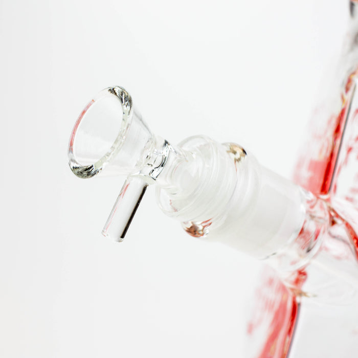 13" Infyniti 7 mm pyramid beaker bong Glass Bong ONE