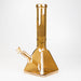 13" Infyniti 7 mm electroplated glass pyramid base bong Glass Bong ONE