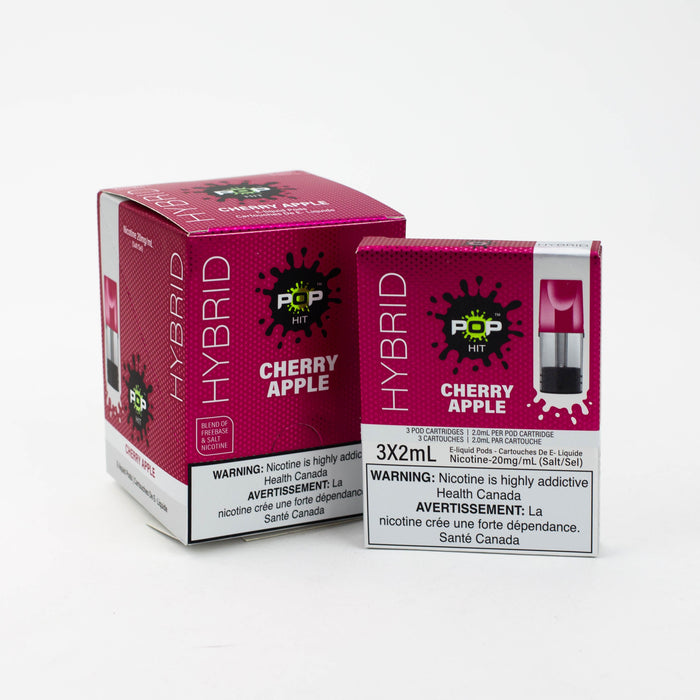 HYBRID Pop Hit STLTH Compatible Pods Box of 5 packs (20 mg/mL)-Cherry Apple - One Wholesale