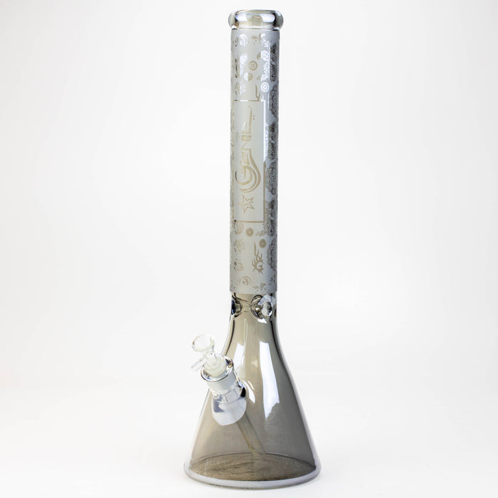 19" GENIE / 7 mm / Electroplated glass beaker bong Glass Bong ONE A
