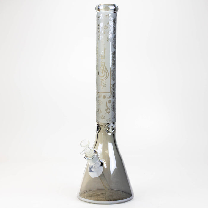 19" GENIE / 7 mm / Electroplated glass beaker bong-A - One Wholesale