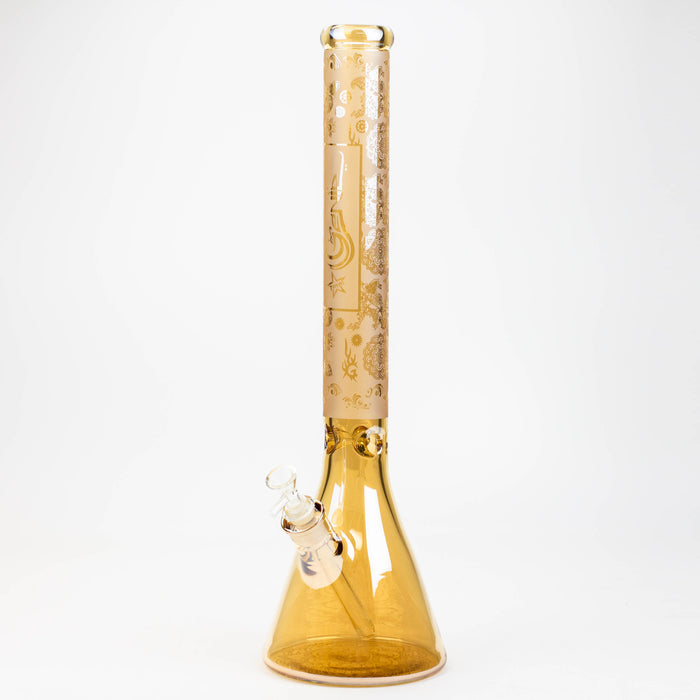 19" GENIE / 7 mm / Electroplated glass beaker bong-B - One Wholesale