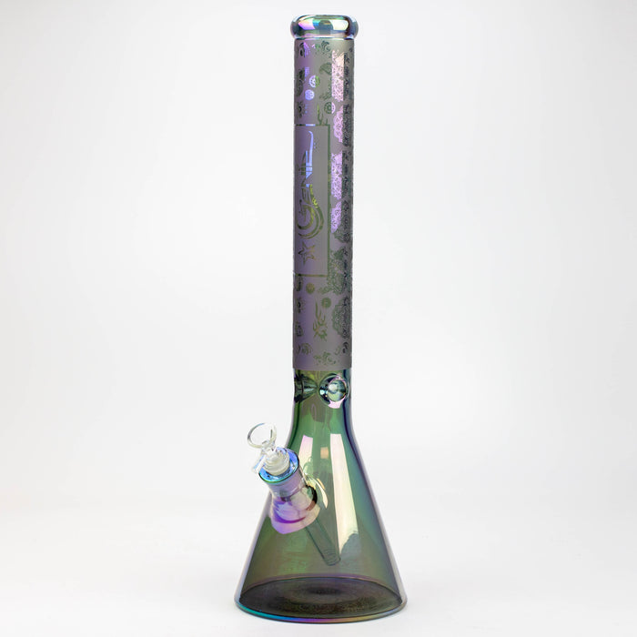 19" GENIE / 7 mm / Electroplated glass beaker bong Glass Bong ONE F