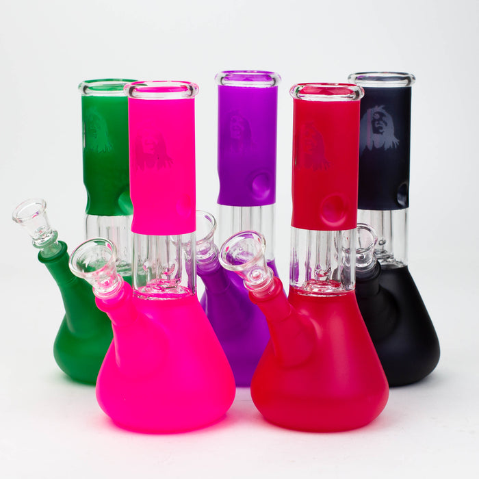 8" dome percolator beaker water bong-Bob Glass Bong ONE
