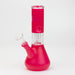 8" dome percolator beaker water bong-Bob Glass Bong ONE Red