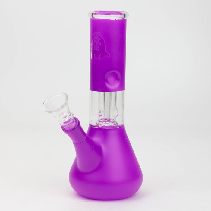 8" dome percolator beaker water bong-Bob Glass Bong ONE Purple
