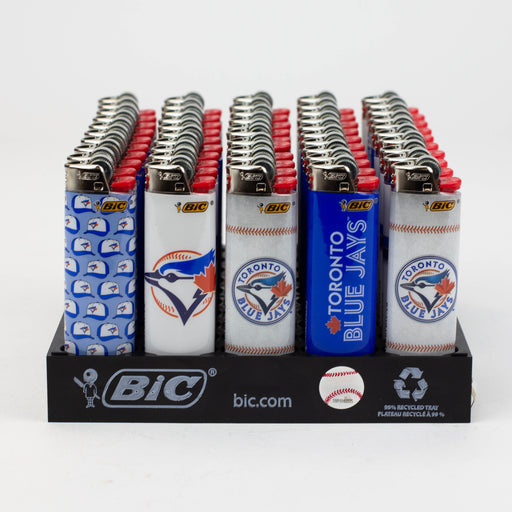 Bic Regular Lighter [MLB-Toronto Blue Jay] Blue- - One Wholesale