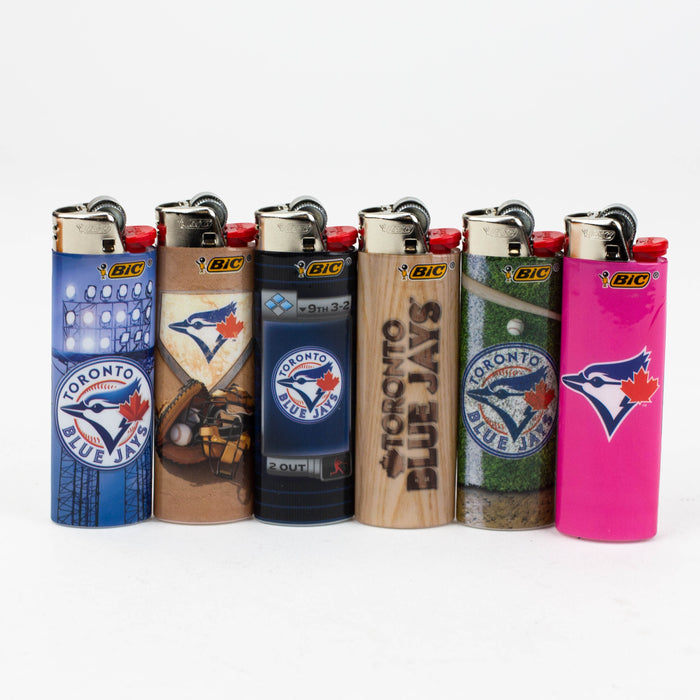 Bic Regular Lighter [MLB-Toronto Blue Jay] Pink- - One Wholesale