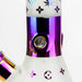 17.5" Luxury Pattern 7 mm frosted glass beaker bong Glass Bong ONE