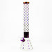 17.5" Luxury Pattern 7 mm frosted glass beaker bong Glass Bong ONE Red
