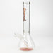 12" SPARK beaker glass water bong Glass Bong ONE Pink