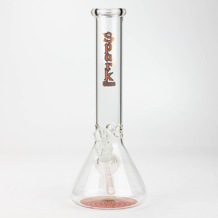 12" SPARK beaker glass water bong Glass Bong ONE