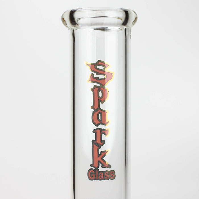 12" SPARK beaker glass water bong Glass Bong ONE