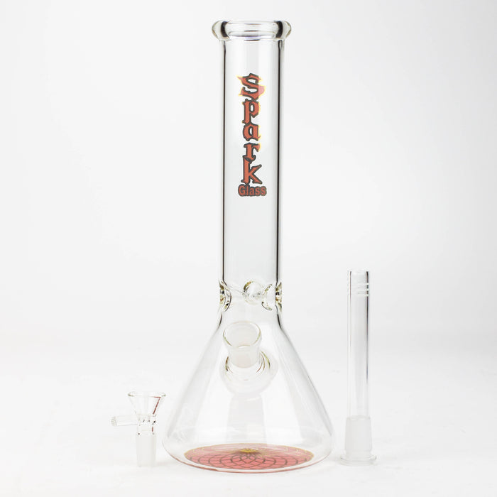 12" SPARK beaker glass water bong Glass Bong ONE