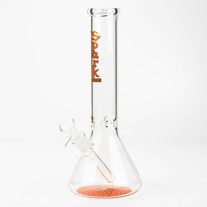 12" SPARK beaker glass water bong Glass Bong ONE Orange