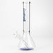 12" SPARK beaker glass water bong Glass Bong ONE Blue